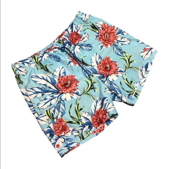 Tommy Bahama Floral Swim Trunks - Picture 1 of 9